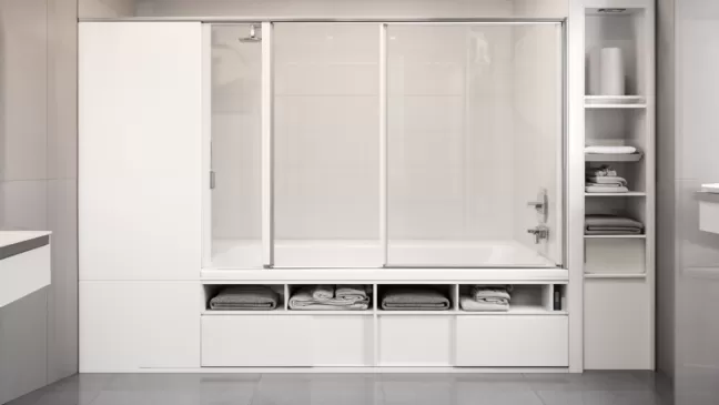Obudowa wanny ze schowkami 140x70